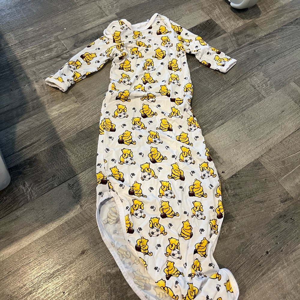 Winnie the Pooh Soccer Baby Sleep Gown Brand New